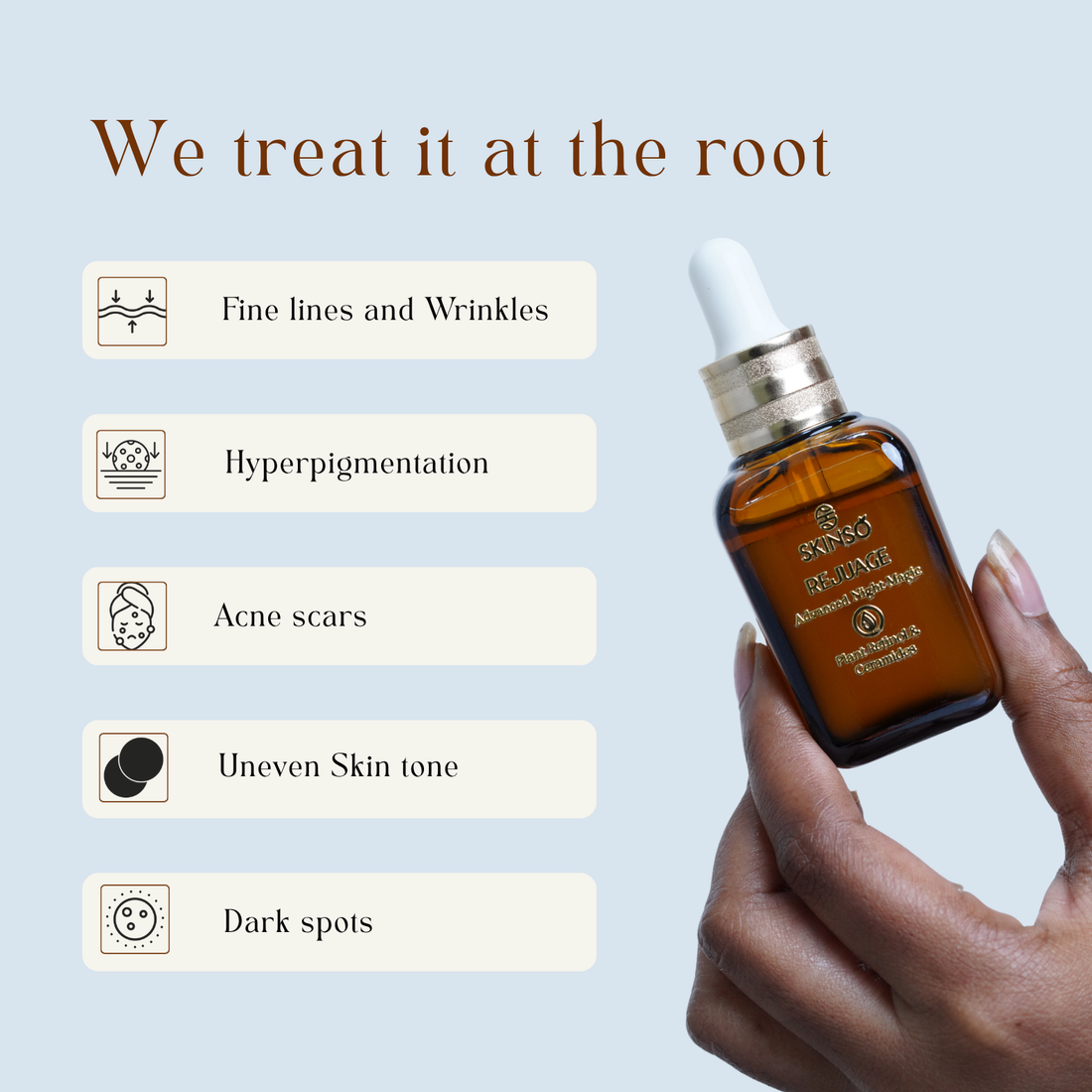 Rejuage Advanced Night Magic Serum: Tri-Peptide System with Plant Retinol