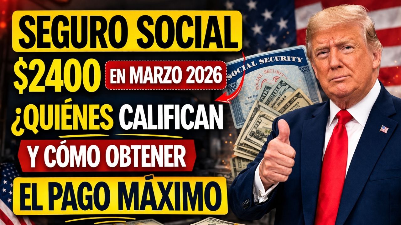 Seguro Social $2400 en Marzo 2026: Quiénes Califican y Cómo Obtener el Pago Máximo